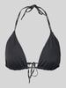 HUGO Bikini-Oberteil in Triangel-Form mit Label-Details Black