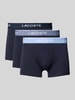 Lacoste Trunk aus Baumwoll-Mix im 3er-Pack Blau