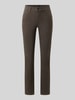 ANGELS Slim Fit jeans van katoenmix model 'CICI' Donkerbruin