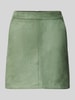 Vero Moda Minirok in leerlook Rietgroen