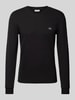 Calvin Klein Jeans Longsleeve mit Label-Stitching Black