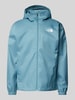 The North Face Windbreaker met labelprint, model 'QUEST' Aquablauw