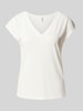 Only Comfort Fit T-Shirt aus Modal-Mix Modell 'FREE' Offwhite