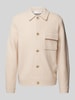 SELECTED HOMME Overhemdjack met borstzak, model 'NEALY' Offwhite