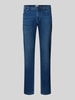 MCNEAL Tapered fit jeans met steekzakken Oceaanblauw