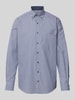 Eterna Comfort Fit Business-Hemd mit Button-Down-Kragen Blau