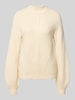 Only Regular fit gebreide pullover van viscosemix, model 'KATIA' Offwhite