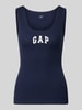 GAP Tanktop mit Logo-Print und Rundhalsausschnitt Dunkelblau