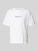 Jack & Jones T-Shirt mit Label-Print Modell 'MARINA' Weiss