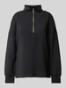 Christian Berg Woman Sweatshirt mit Stehkragen Black