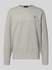 Polo Ralph Lauren Sweatshirt mit Label-Stitching Hellgrau Melange