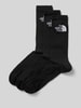 The North Face Socken mit Label-Print im 3er-Pack Black