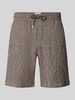 Lindbergh Shorts met elastische band Kaki