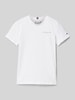 Tommy Hilfiger Teens T-Shirt mit Logo-Stitching Weiss