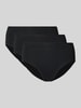Sloggi Slip mit Label-Print Modell 'GO DAILY' im 3er-Pack Black