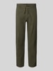 BOSS Orange Chinosy o kroju tapered z mieszanki bawełny model 'CHINO-TAPERED-DS-10' Khaki