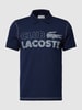 Lacoste Poloshirt mit Label-Print Marine