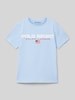 Polo Sport T-Shirt mit Label-Print Bleu