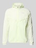 Nike Training trainingsjack met logoprint en capuchon Neongeel gemêleerd