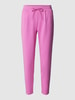 ICHI Stoffhose mit Eingrifftaschen Pink