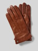 Roeckl Handschuhe mit Label-Detail Modell 'Dover' Cognac