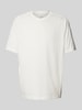 ARMANI EXCHANGE T-Shirt mit Label-Details Weiss