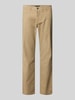Christian Berg Men Jeansy o kroju slim fit w 5 kieszeni Camel