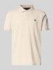 MCNEAL Regular Fit Poloshirt mit Knopfleiste und Label-Stitching Beige