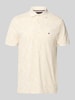 Tommy Hilfiger Regular Fit Poloshirt aus reiner Baumwolle Ecru