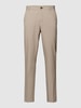 Selected Homme Pantalon met Franse steekzakken Taupe