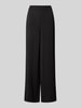 Vila Wide Leg Hose mit Streifenmuster Modell 'RASHA' Black