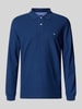 Fynch-Hatton Regular fit poloshirt met logostitching Donkerblauw
