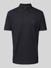 BOSS Green Poloshirt mit Label-Detail Dunkelblau