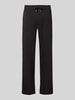 JACK & JONES Spodnie o kroju relaxed fit z elastycznym pasem model 'TOBY' Czarny