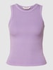 REVIEW Tanktop in Ripp-Optik Lavendel