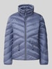 Christian Berg Woman Selection Steppjacke mit Stehkragen und Reißverschlusstaschen Rauchblau