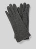EEM Regular Fit Handschuhe mit Knopfverschluss Anthrazit