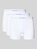 PAUL SMITH Trunks mit elastischem Logo-Bund im 3er-Pack Weiss
