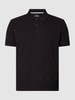 S.Oliver Plus PLUS SIZE Poloshirt mit Label-Stitching Black