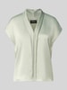 s.Oliver BLACK LABEL regular fit T-shirt van viscosemix Lindegroen