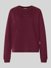 Marc O'Polo DENIM Regular Fit Sweatshirt aus reiner Baumwolle Bordeaux