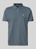 MCNEAL Regular Fit Poloshirt mit Knopfleiste und Label-Stitching Rauchblau