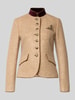 WHITE LABEL Slim Fit Blazer aus Woll-Mix mit Pattentaschen Sand