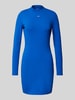 Hugo Blue Minikleid mit Label-Badge Modell 'Nilla' Royal