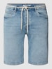 REVIEW Jeansshorts im Used-Look Hellblau