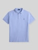 Polo Ralph Lauren Koszulka polo z czystej bawełny o kroju regular fit Jasnoniebieski melanż