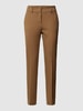 Raffaello Rossi Stoffen broek met persplooien, model 'DORA' Camel