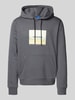 Jack & Jones Hoodie met motiefprint, model 'VESTERBRO NEWTON' Antraciet