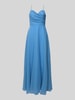 Laona Abendkleid mit Spaghettiträgern Rauchblau