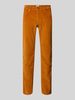 Brax Corduroy broek in 5-pocketmodel, model 'Cadiz' Geel